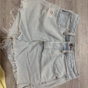 wild fable Light Wash Distressed Denim Cutoff Shorts